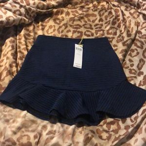 NWT BCBGENERATION navy combo skirt